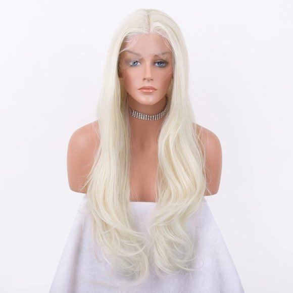 White Wig Blonde Wig Lace Wig